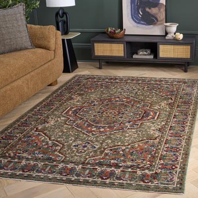 SAFAVIEH Gemstone Sighilde Traditional Cotton Rug