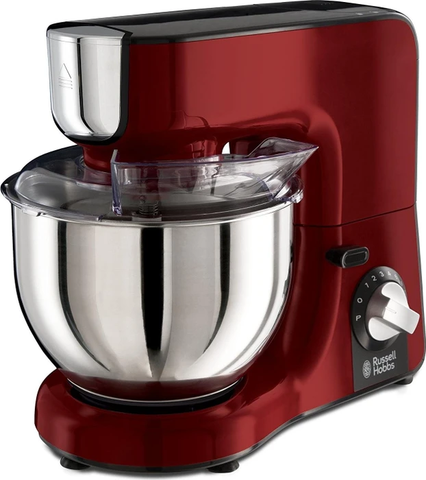 Russell Hobbs 23480-56, Stand mixer, Black, Red, Beat, Knead, Mixing, 5 L, 1.5 L, Stainless steel (5 l, 1000 W) (23480-56)