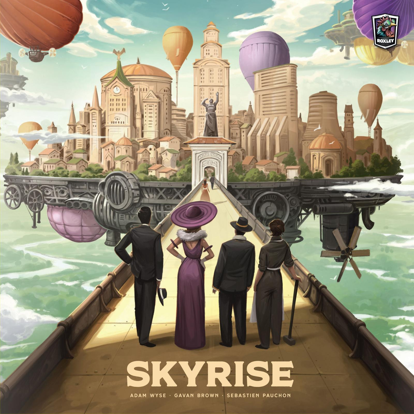 Skyrise Retail Editie – Strategic Spatial Auction & Area Majority Board Game – Roxley