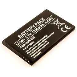 AGI 42552 - Batterie/Akku - Nokia - Schwarz - Lithium-Ion (Li-Ion) - 1200 mAh - 3,7, Smartphone Akku