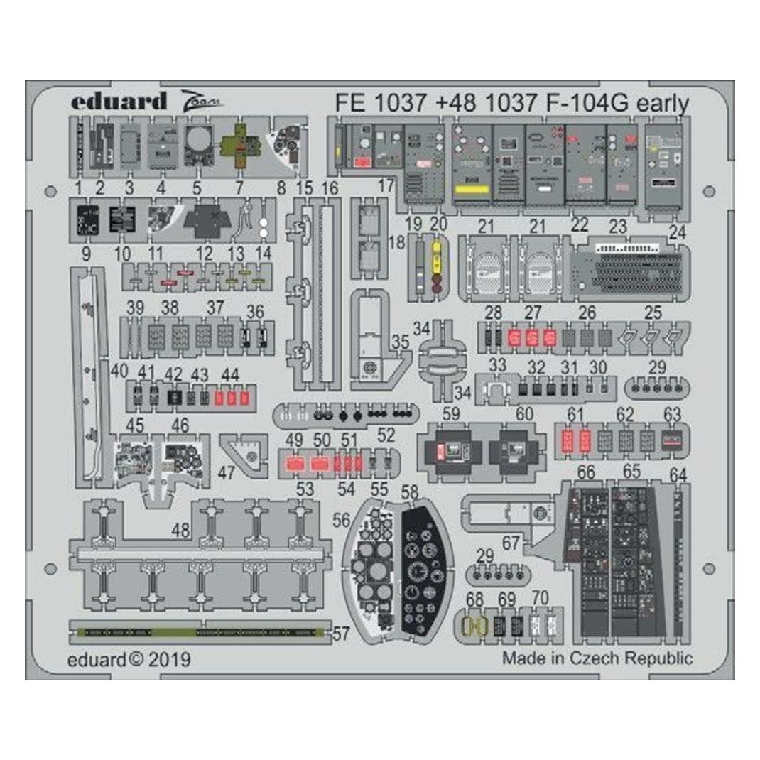 Eduard F-104G early for Kinetic (FE1037)