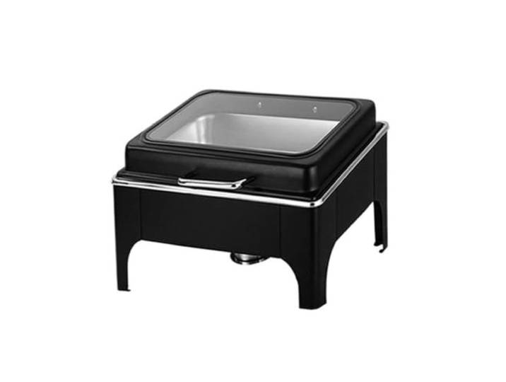 Chafing Dishes for Buffetgeschirr aus Edelstahl chafing dish Chafing Dish mit transparentem hydraulischem Deckel for Partys und Veranstaltungen