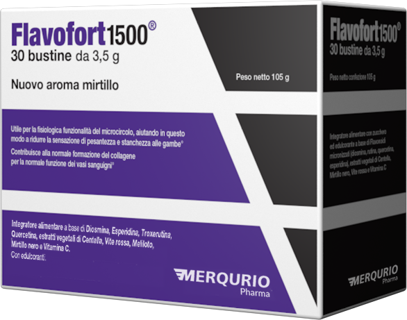 MERQURIO PHARMA Srl Flavofort 1500, 30 Bustine