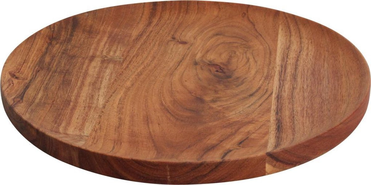 Raw Materials Decoratief Dienblad van Acaciahout - Ø 35 cm