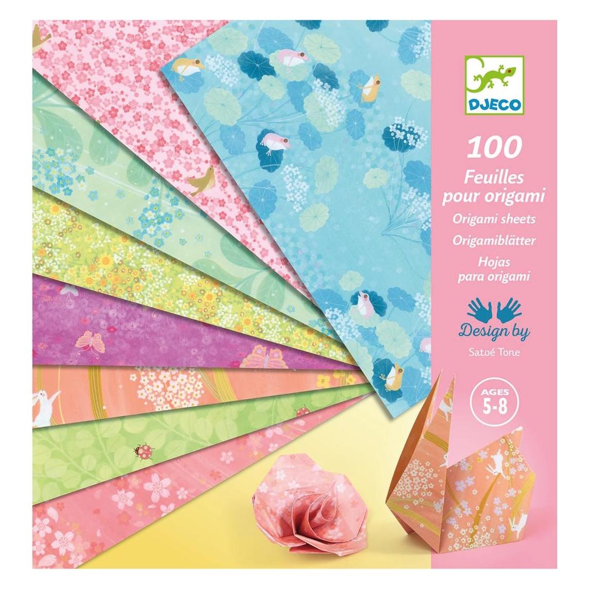Djeco Origamipapier Haru 100 Blatt (DJ09303)