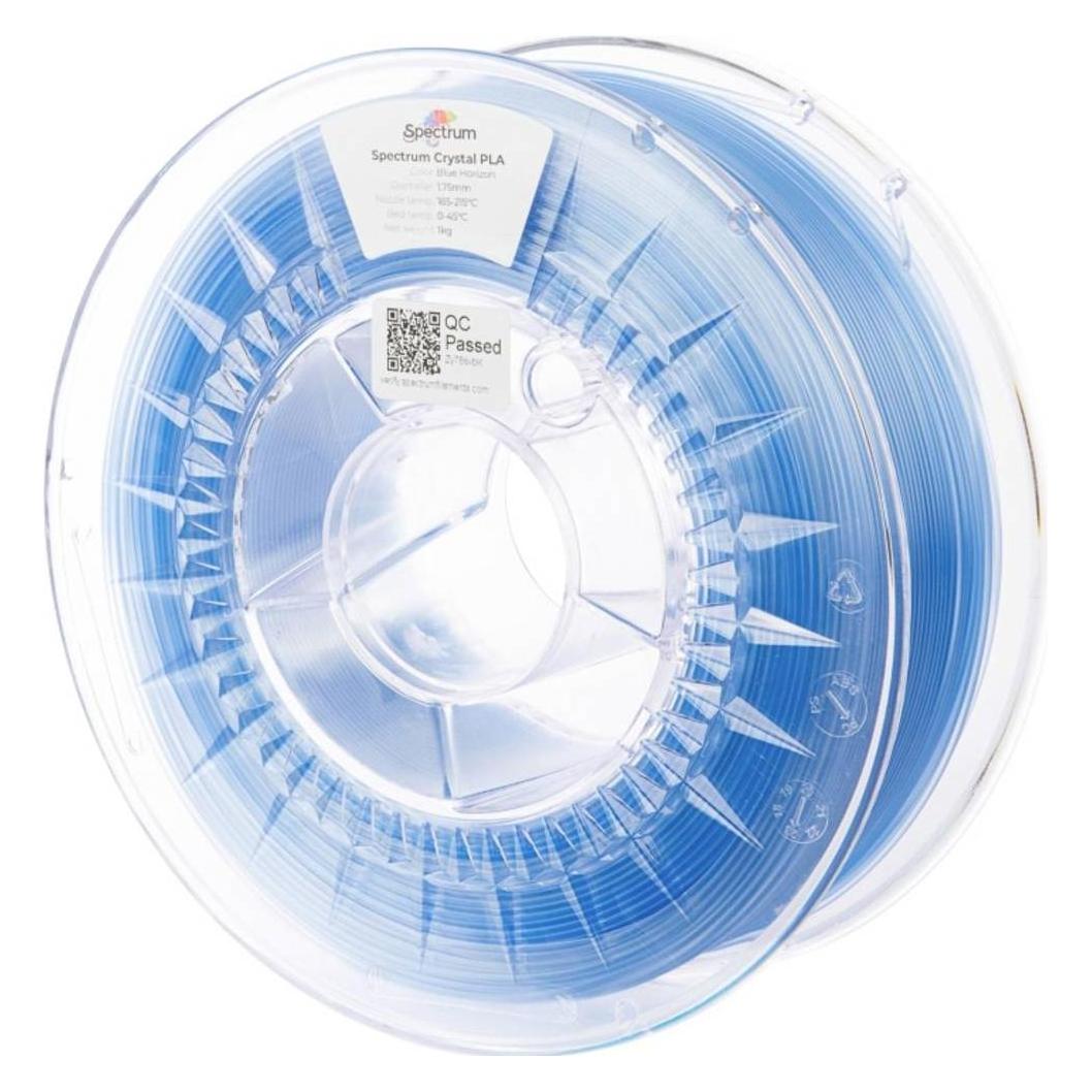 Spectrum Filament PLA Crystal Blue Horizon 1kg 1.75mm (PLA, 1000 g, 1.75 mm) (80887)