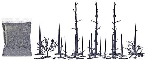 Busch Abgebrannter Wald 1854 Baum-Bausatz 1 Set