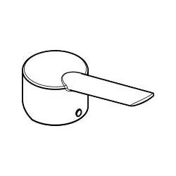 Hansgrohe Griff Focus S Spültischmischer chrom beschriftet, 31797000 31797000
