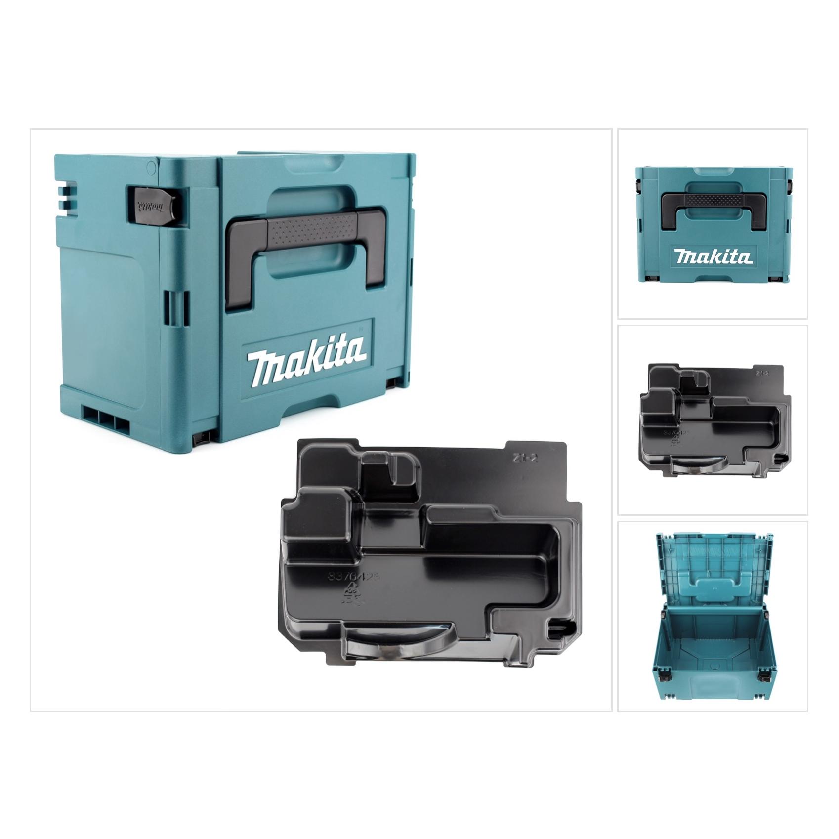 Makita MAKPAC 3 Systemkoffer + Einlage für BSS / DSS 610 (8376352)