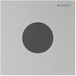 Geberit Typ 40 Urinal-Steuerung 116024FW1 elektronisch, Netzbetrieb, Round, gebürstet, easy-to-clean-beschichtet