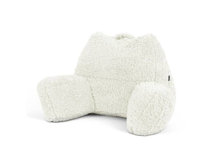 Coussin de soutien en polaire sherpa crème