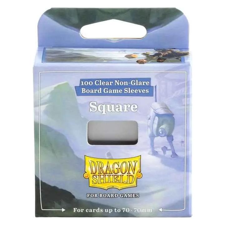 Arcane Tinman Dragon Shield: Board Game Sleeves Clear/NonGlare - Square (100) (413970)