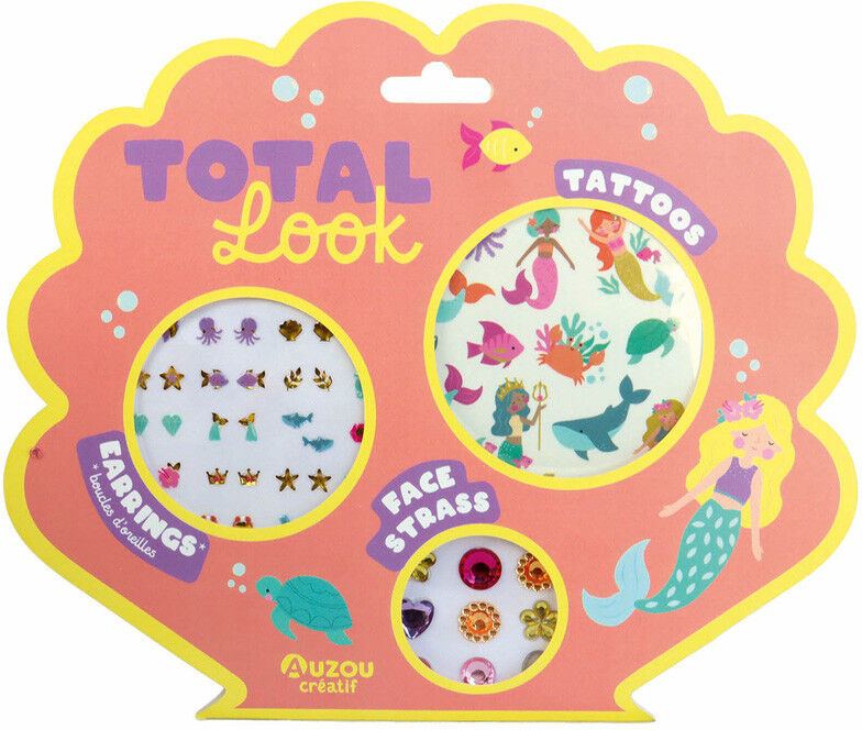 Mes p'tits tattoos : Total look Sirène - Auzou