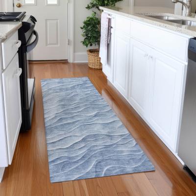 Addison Rugs Machine Washable Indoor/ Outdoor Funky Waves Chantille Rug