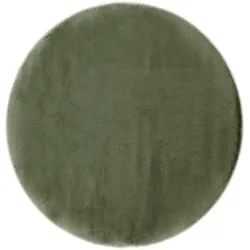 Luxor Living Teppich Loano dunkelgrün 80 cm rund