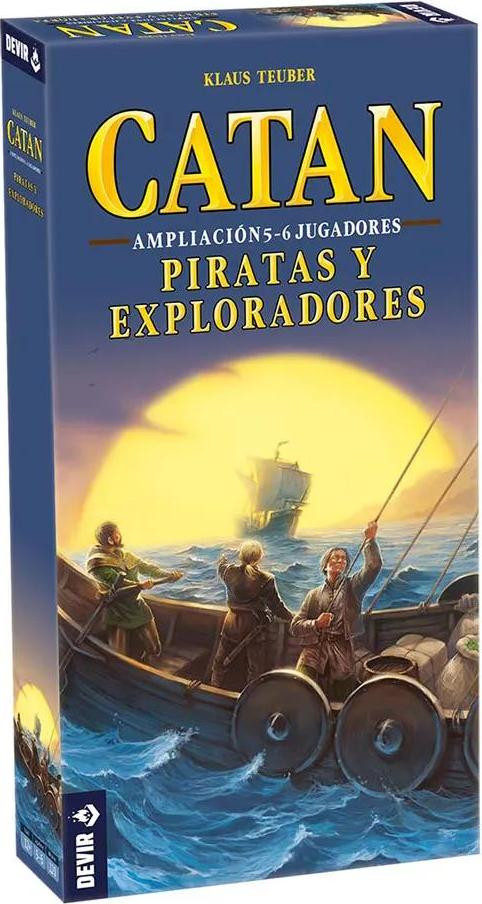 Devir Catan: Piraten en Ontdekkers bordspel meerkleurig