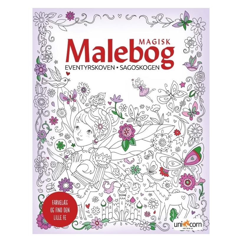 Unicorn Hobby Mandalas - Magic Coloring Book - Fairy Tail Forest (104918) (Blanko, Weicher Einband) (5713516000765)