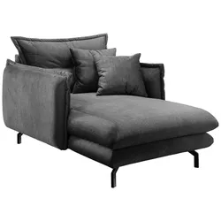 Relaxsessel Lava Grau Velours