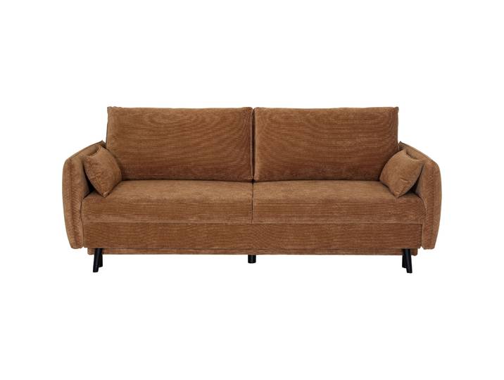 MyDeal Bettsofa Ilona Rost Stoff, Kunststoff B 212 T 103 cm Ausziehbar - Bettsofa