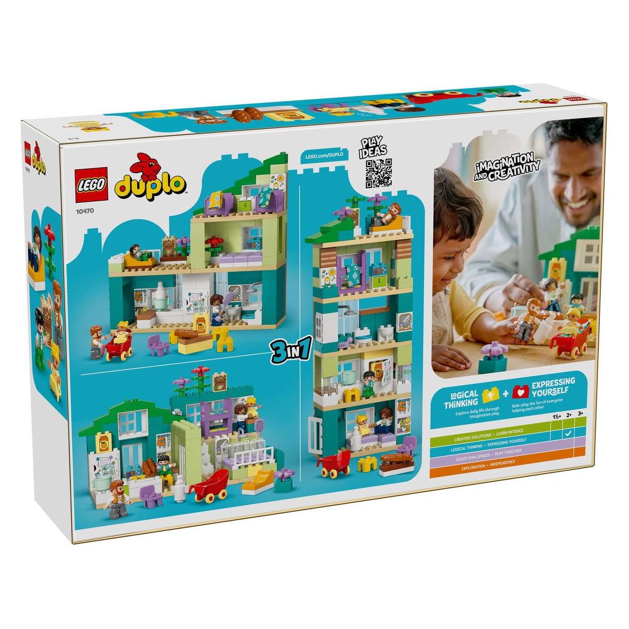 LEGO Modernes Familienhaus mit Figuren - 3-in-1-Set (10470)