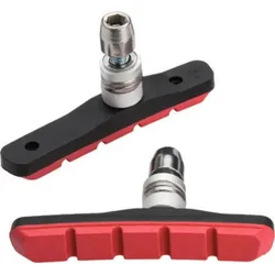 Bremsschuhe Mountain Sport für V-Brake Werkstattverpackung, JAGWIRE
Asymmetrisch
Farbe: Rot, Gewicht: 58,5g, VE: 25 Stk.