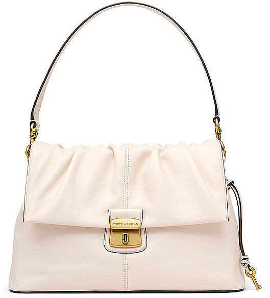 Marc JACOBS Ledertasche - Schultertasche THE MESSENGER creme EG
