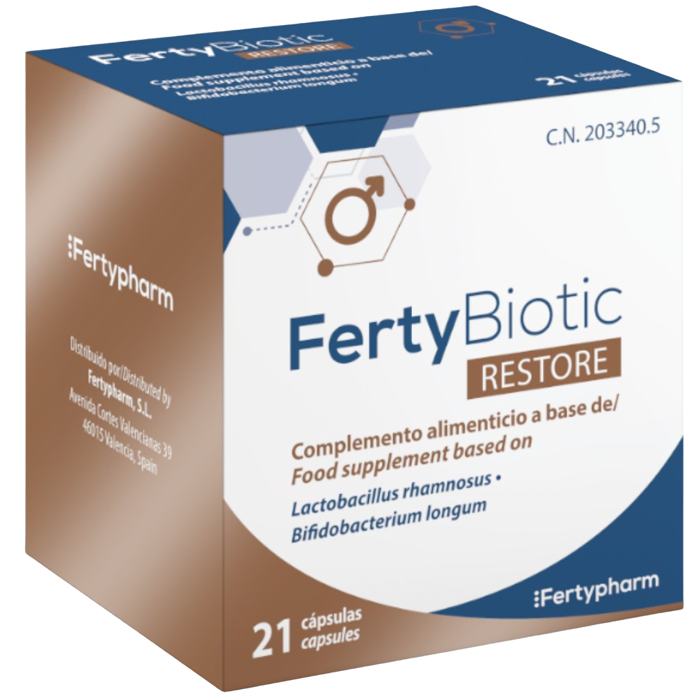 Fertypharm Fertybiotic Restore Food Supplement for Male Fertility 21&nbsp;caps.
