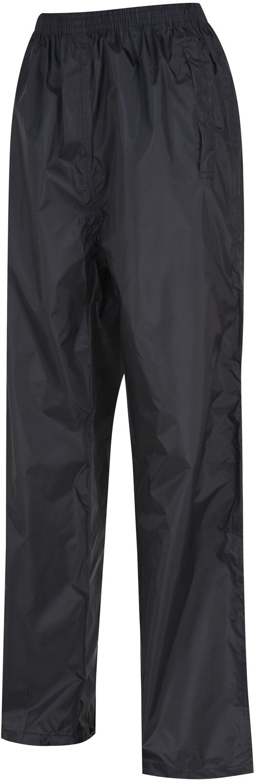 Regen- und Matschhose REGATTA "Pack-It", Damen, Gr. L, US, schwarz, Obermaterial: 100% Polyamid PA., Hosen Regen- und Matschhose