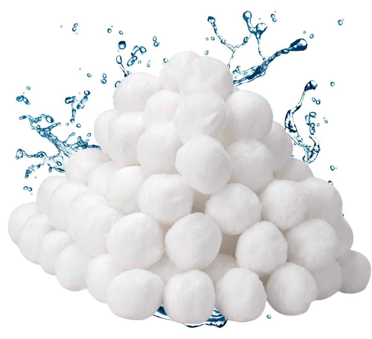 Selius Filterballen voor zwembad, 500 g, herbruikbare filterballen voor zandfilterinstallaties