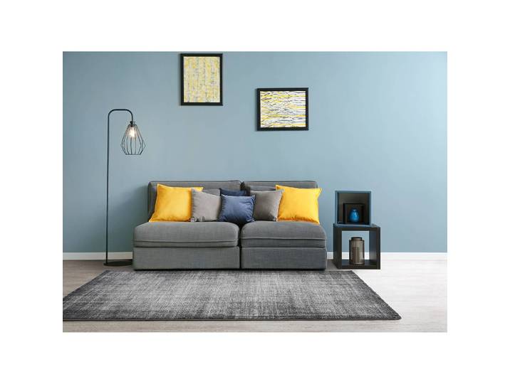 Teppich Campos Grau/Dunkelgrau 160 x 230cm Webstoff