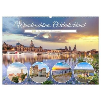 Wunderschönes Ostdeutschland (Wandkalender 2027 DIN A2 quer), CALVENDO Monatskalender