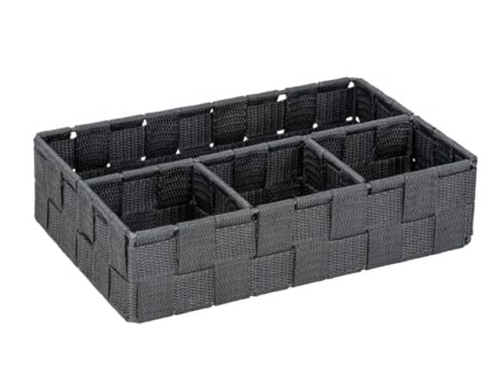 Organizador para el ba±o Adria peque±o, gris oscuro
