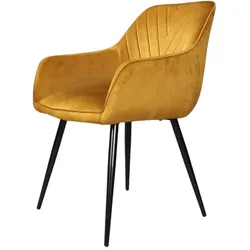 DS4U - Gaby Esszimmerstuhl Samt Gold