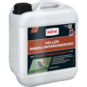 MEM Steinimprägnierung Keller-Imprägnierung, 17m², für innen, lösemittelfrei, 5 Liter