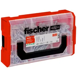 fischer FixTainer - SX Plus S, UX S, GK S, GKM S Dübel- und Schrauben-Sortiment 240 Stück