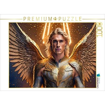 CALVENDO Puzzle Engel Raguel - Kämpfer gegen das Böse | 1000 Teile Lege-Größe 64x48cm Foto-Puzzle für glückliche Stunden
