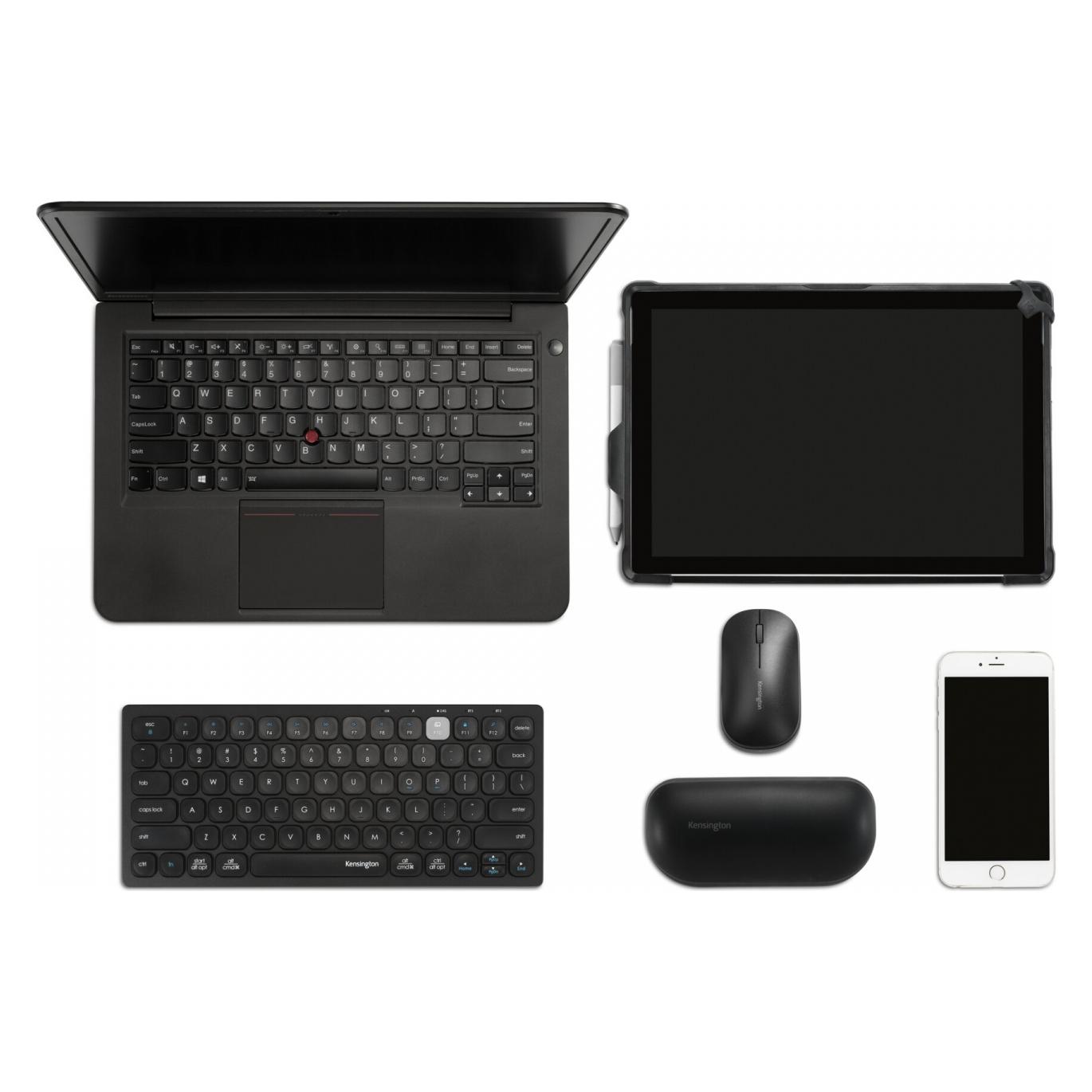 Leitz Kompakte Multi-Device Dual Wireless Tastatur (DE, Kabellos) (K75502DE)