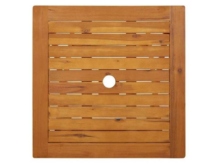 Table Balcon/Terrasse Brun - Magnifique Table pliable de jardin élégante - VENDUE SEULE - 60x60x75cm Bois d'acacia solide -t925902