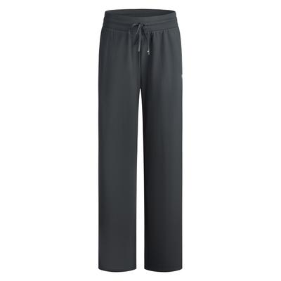 Jogginghose FABLETICS "Fabletics Hose CLOUD JERSEY WIDE LEG PANT", Damen, Gr. M, N-Gr, schwarz, Obermaterial: 88% Polyester PES. 12% Elasthan EL., uni, regular fit, Hosen Jogginghose, mit weitem Bein