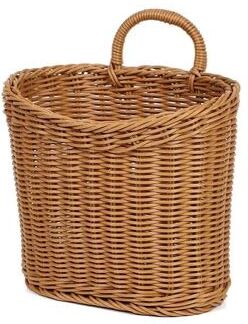 Inspire Essentials Handwoven Rattan Style Hanging Storage Basket 1