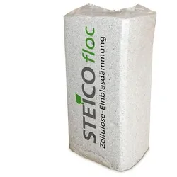 STEICO floc Zellulose-Einblasdämmung im 15 kg Sack - 1 Palette a 18...