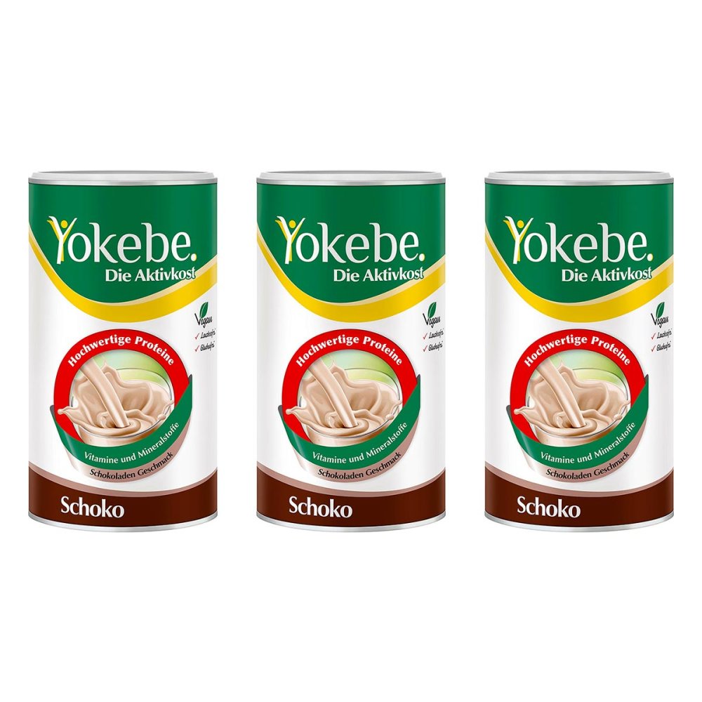 Naturwohl Pharma GmbH Yokebe Schoko - Diätshake zur Gewichtsabnahme - mit Protein 08105201