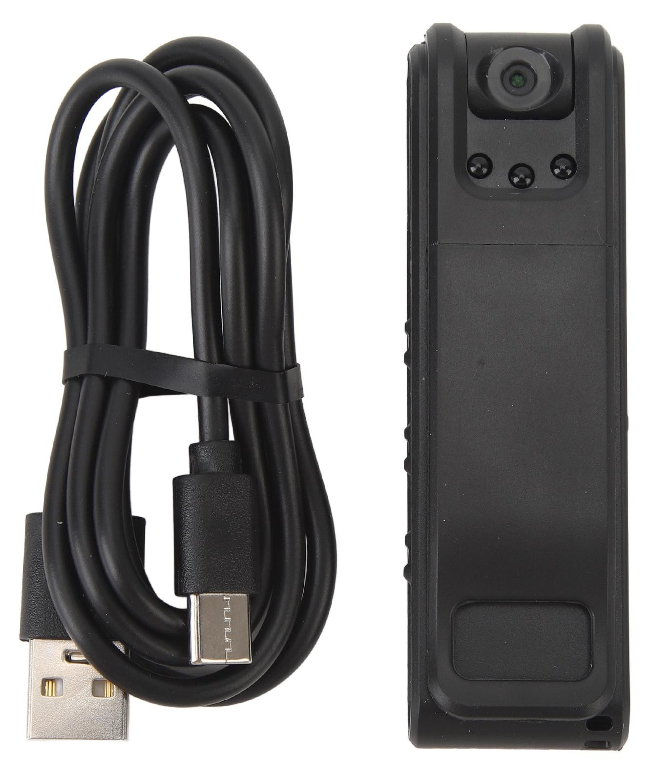 Gistuch Miniatuur bodycam met 1080P HD-kwaliteit, nachtzicht en magnetische achterclip