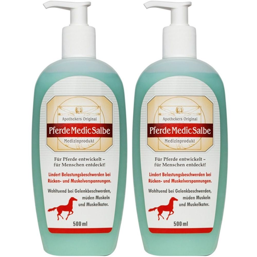 Pferdemedicsalbe Apothekers Original Spender 2x 2x500 ml Gel