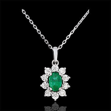 Edenly Halskette Eternel Edelweiss - Marguerite Illusion â€“ Synthetischer Smar
