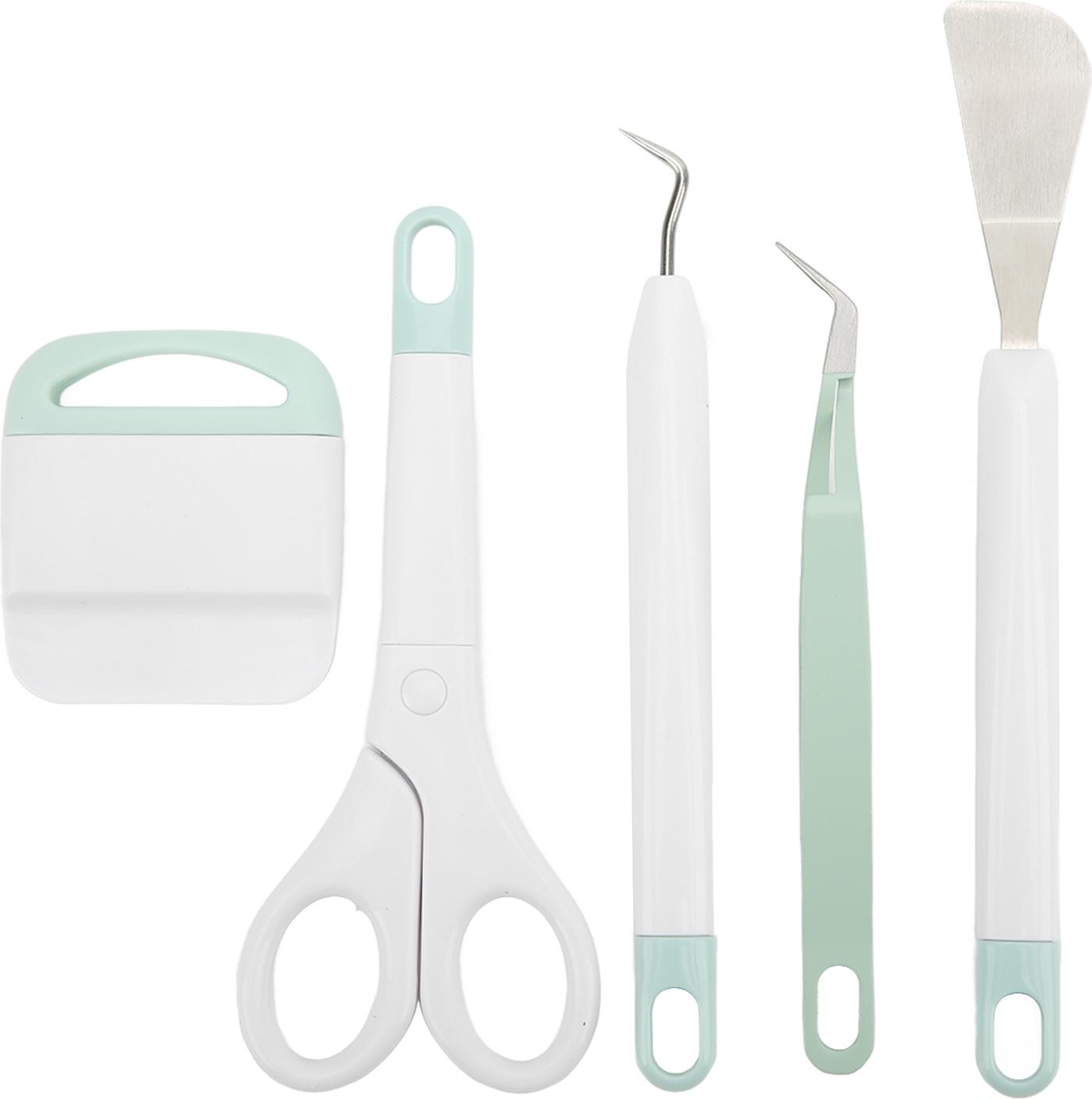 Gistuch Set van 5 multifunctionele gereedschappen voor papierbewerking en papierkunst