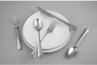 Cambridge Rhiannon Satin 20-Piece Flatware Set