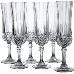 creaTable Sektkelch 6er-Set LONGCHAMP ECLAT - B/H/T ca. 23.00x17.00x24.00