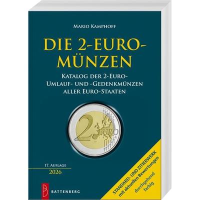 Die 2-Euro-Münzen, Taschenbuch von Mario Kamphoff, Battenberg, 978-3-86646-273-1