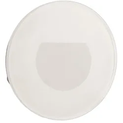 Deko-Light Zubehör für LED Wand-Einbauleuchte ALWAID 2 - Abdeckung RUND „Milchig“, diffuses Seitenlicht, weiß D-930481